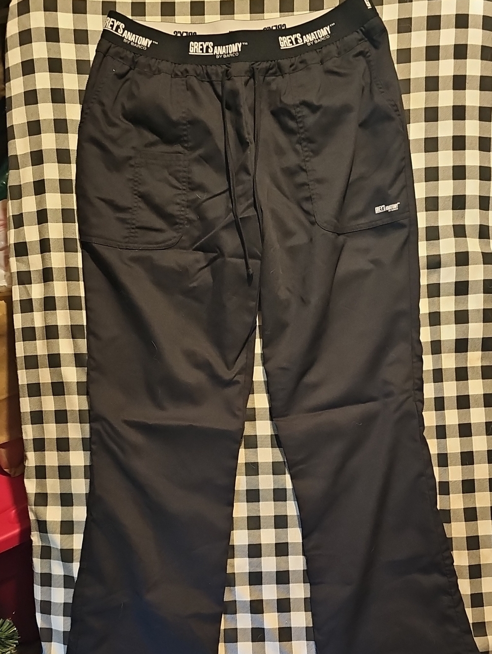 Grey's Anatomy Women's Black Scrub Pants